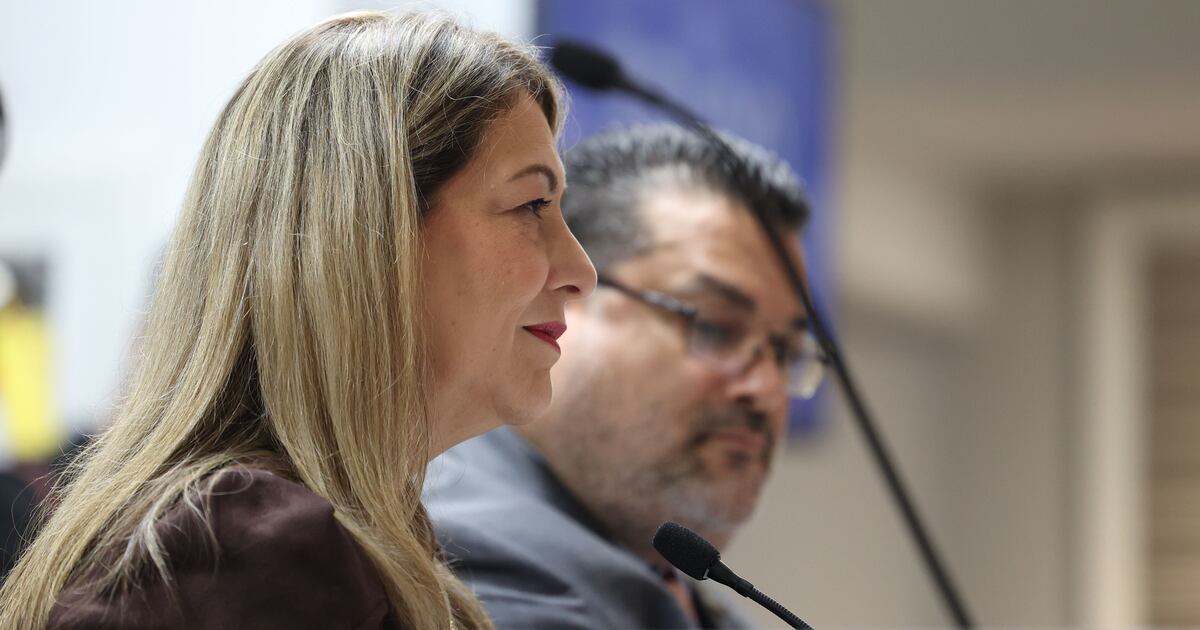 La secretaria de la Familia, Suzanne Roig ante la comisión del senado sobre el contrato de 38.5 millones.