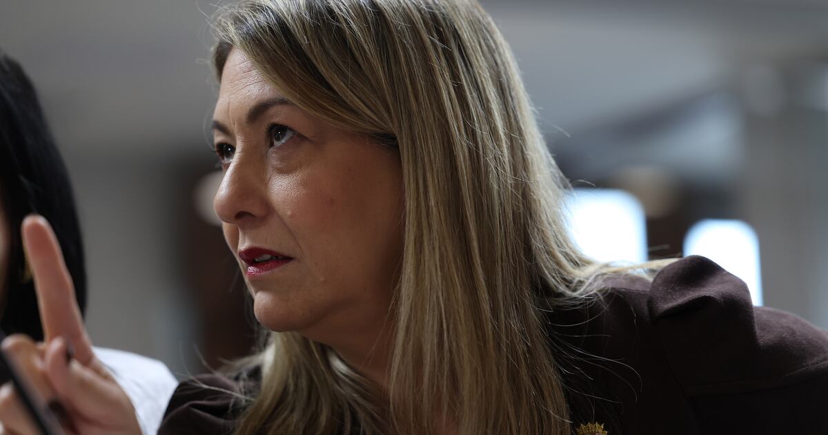 La secretaria de la Familia, Suzanne Roig ante la comisión del senado sobre el contrato de 38.5 millones.